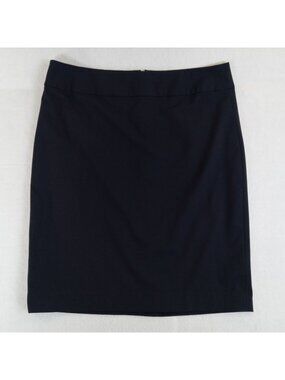 The Limited Collection Women's Size 12 Navy Blue Pencil Skirt Stretch Lined